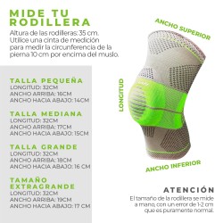Rodillera Deportiva sujeción Ligamentos y Menisco
