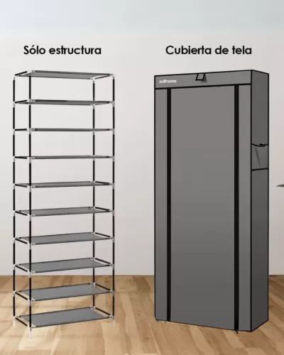 Zapatero Organizador de Zapatos de Tela. Diferentes Alturas