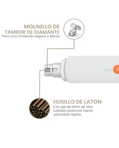 Lima de uñas electrica para perros y gatos