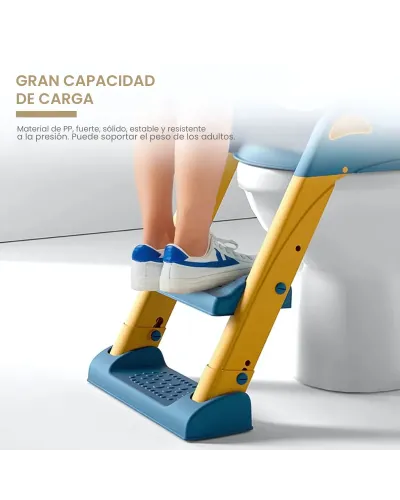 Adaptador wc niños con escalera