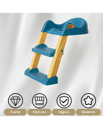 Adaptador wc niños con escalera