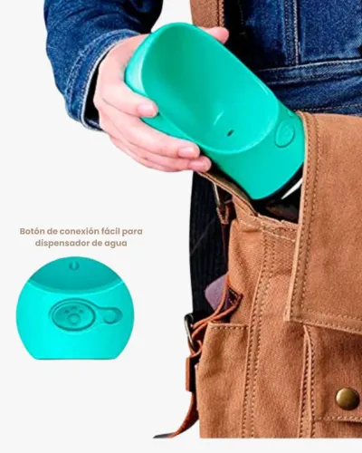 Bebedero Perro Portátil 350 ml