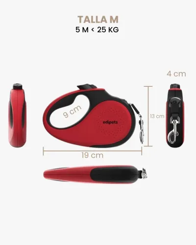 Correa Perro Extensible, 5 metros